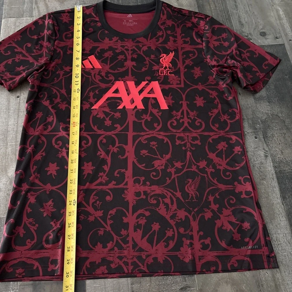 adidas 2025-26 Liverpool Men's Pre-Match Soccer Jersey XL - Picture 4 of 9